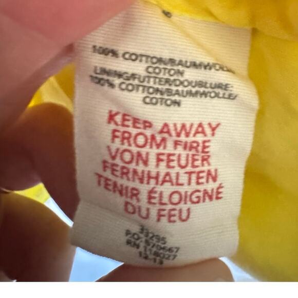 Mini Boden Girls Dress Size 6 7 Purple Yellow Stripe Ruffle Play Star Preppy - Picture 7 of 8